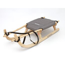 Kathrein Tourenrodel Zweisitzer mit Planensitz grau